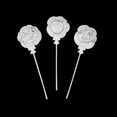 Color Your Own Self-Inflating Tropical 4" Mylar Balloons