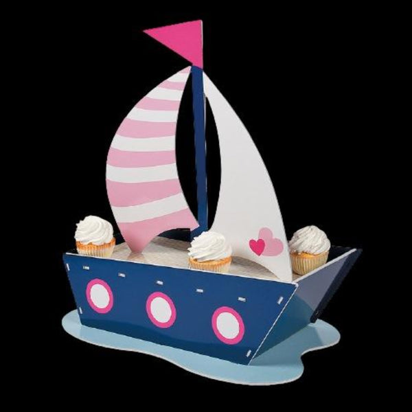 Nautical Girl Cupcake Stand