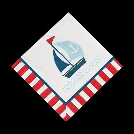 Nautical Baby Shower Luncheon Napkins