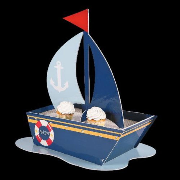 Nautical Baby Shower Cupcake Stand