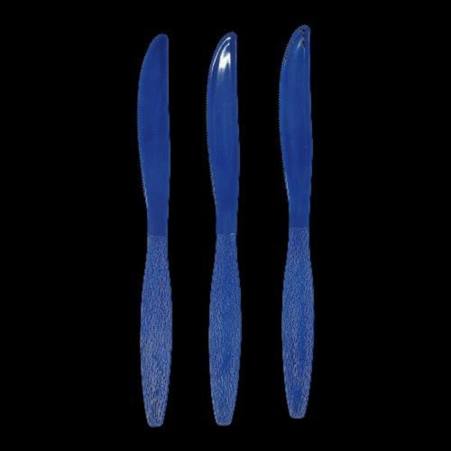 Navy Blue Color Plastic Cutlery