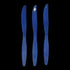 Navy Blue Color Plastic Cutlery