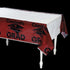 Burgundy Congrats Grad Plastic Tablecloth