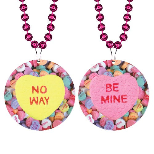 Candy Hearts Bead Necklaces