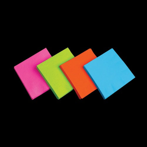 Neon Luncheon Napkins