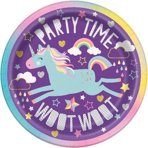 Unicorn Cake Plates