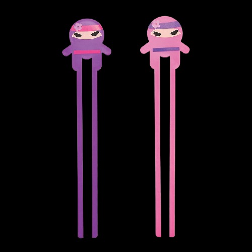 Ninja Girl Plastic Chopsticks