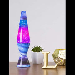 14.5 inch 20oz Northern Lights Lava Brand Glitter Lamp