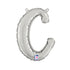 14  Script Letter  C  Silver (Air-Fill Only)