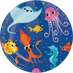 Ocean Party Sturdy Dessert Paper Plates