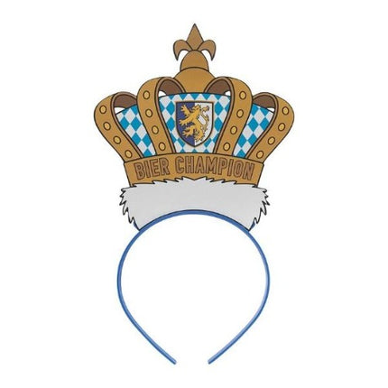 Oktoberfest Crown Headbands - 12 Per Pack