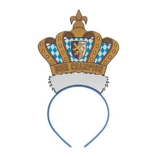 Oktoberfest Crown Headbands - 12 Per Pack