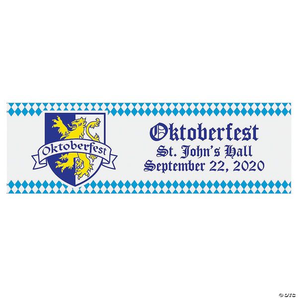 Oktoberfest Party Custom Banner - Medium