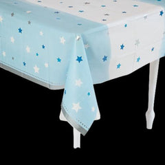 One Little Star Boy Plastic Tablecloth