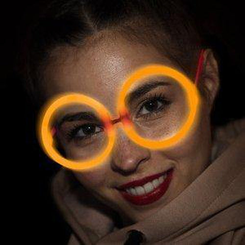 Round Glow Eyeglasses - Orange