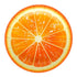Orange Fruit Shaped Dessert Party Plates
