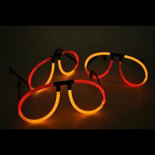 Glow Eyeglasses Bi-Color - Aviator Style- Bi Orange/Red