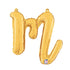 14  Script Letter  M  Gold (Air-Fill Only)