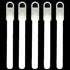 6 Inch Slim White Glow Sticks With Lanyards - Pack of 12