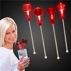 Red LED Cocktail Stir Stick