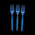 Royal Blue Color Plastic Forks