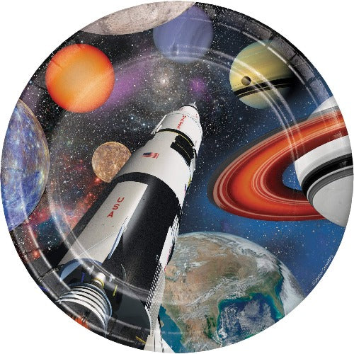 Space Party Dinner Plates