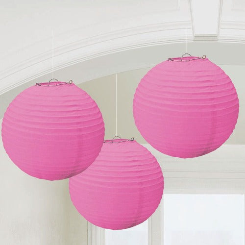 Pink Paper Lanterns