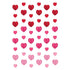 7' Long Paper Hearts String Decoration - 6 Per Pack
