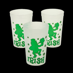 36 Oz Glow In The Dark St. Pats Cups