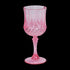 Pink Plastic Wine Glasses - 8 Oz Patterned