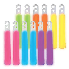 4 Inch Premium Glow Sticks With Lanyards - Pack of 25