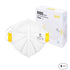 N95 Respirator 5-Ply White Masks, NIOSH Approved, Made in U.S.A - Pack of 5