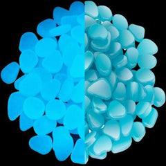 Blue Glow in the Dark Luminous Stones
