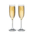 Personalized Monogram Glass Champagne Flute Set