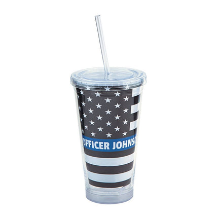 Personalized Everyday Hero Tumbler With Lid & Straw