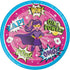 Pink Superhero Dinner Plates