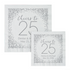 Personalized 25th Anniversary Paper Luncheon Napkins | PartyGlowz