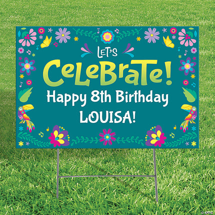 Personalized Enchanted Party Yard Sign