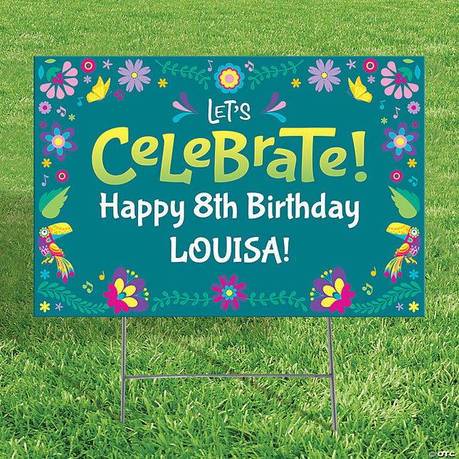 Personalized Enchanted Party Yard Sign