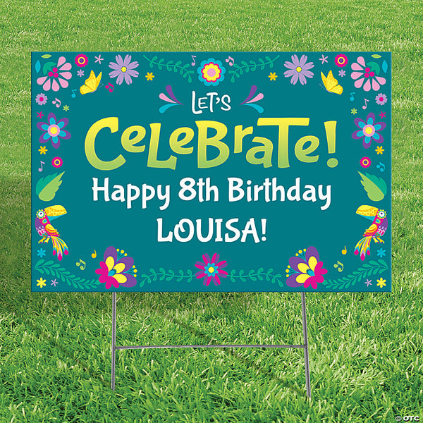 Personalized Enchanted Party Yard Sign