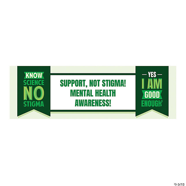 Personalized Medium Mental Health Awareness Vinyl Banner