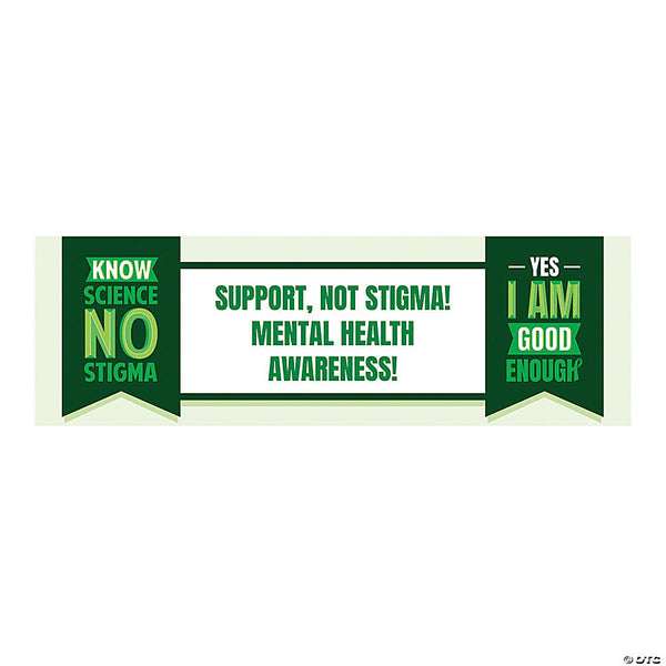 Personalized Medium Mental Health Awareness Vinyl Banner