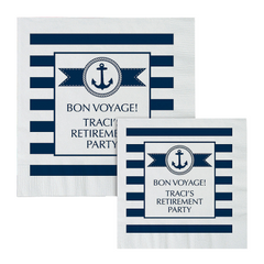 Personalized Nautical Luncheon Napkins