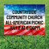 Personalized Patriotic Outdoor Yard Sign