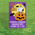 Personalized Peanuts Halloween Sign