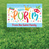 Personalized Purim Yard Sign
