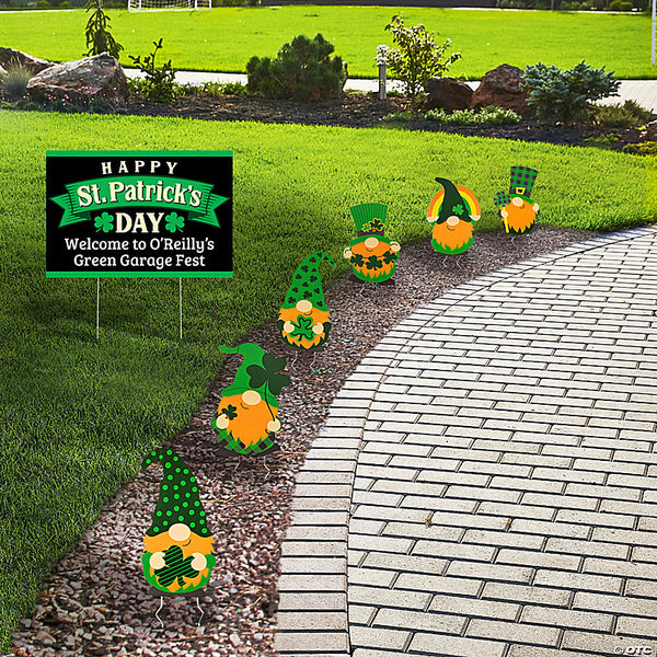 Personalized St. Pats Day Yard Sign Decorating Kit