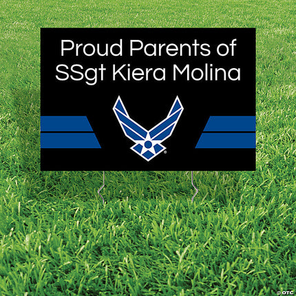 Personalized U.S. Air Force Yard Sign