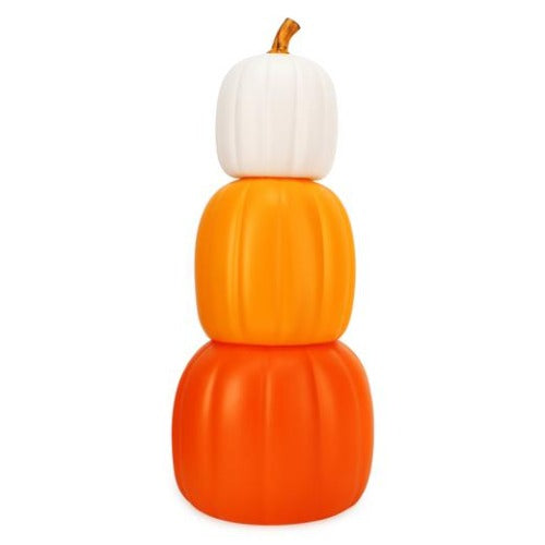 3-Piece Stacked Pumpkins Decor 24 Inch | PartyGlowz