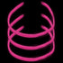 22 Inch Twister Pink Glow Sticks Necklaces - Pack of 25